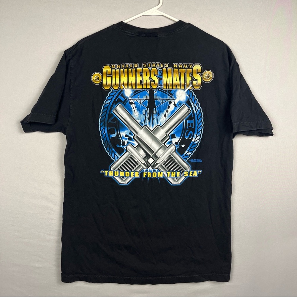 United States Navy Gunners Mates Shirt Men’s Large THUNDER FROM THE SEA Military
